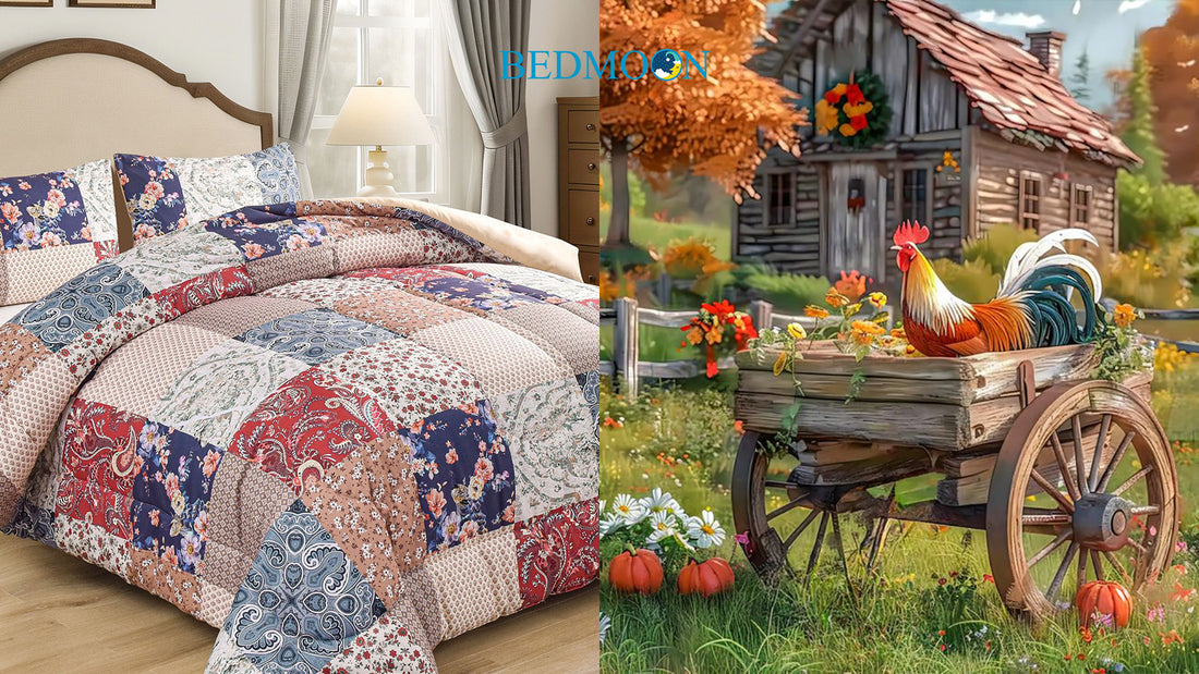 Bedmoon 2024 Fall/Winter: Embracing American Style with Pastoral Life Comforter Sets