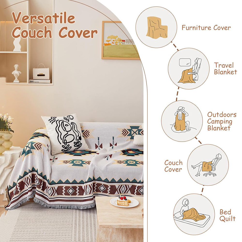 All-season Boho Home Decor Couch Sofa Cover Bed Blanket