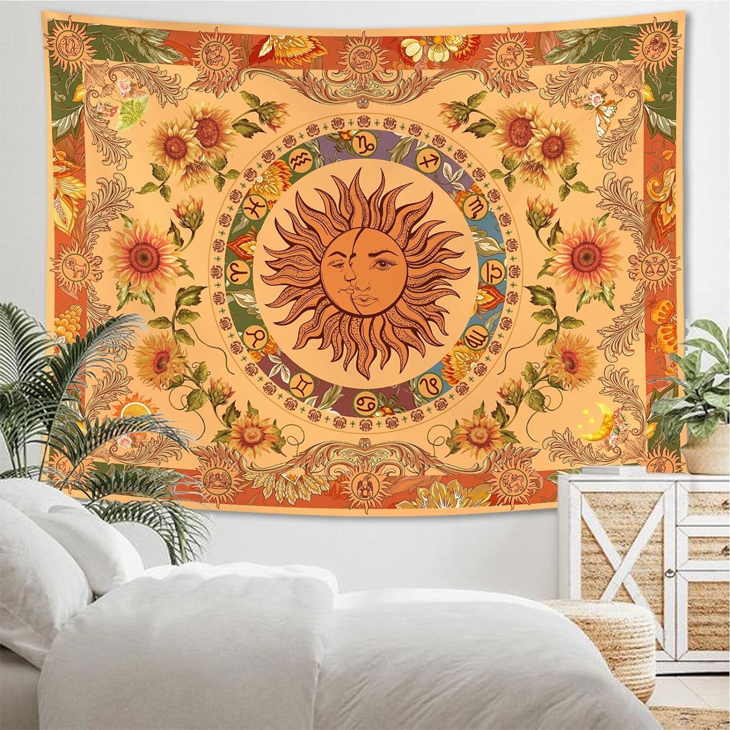 🔥Last Day 69% OFF - American Style Sun God Fortune Tapestry Boho Home Decor Blanket