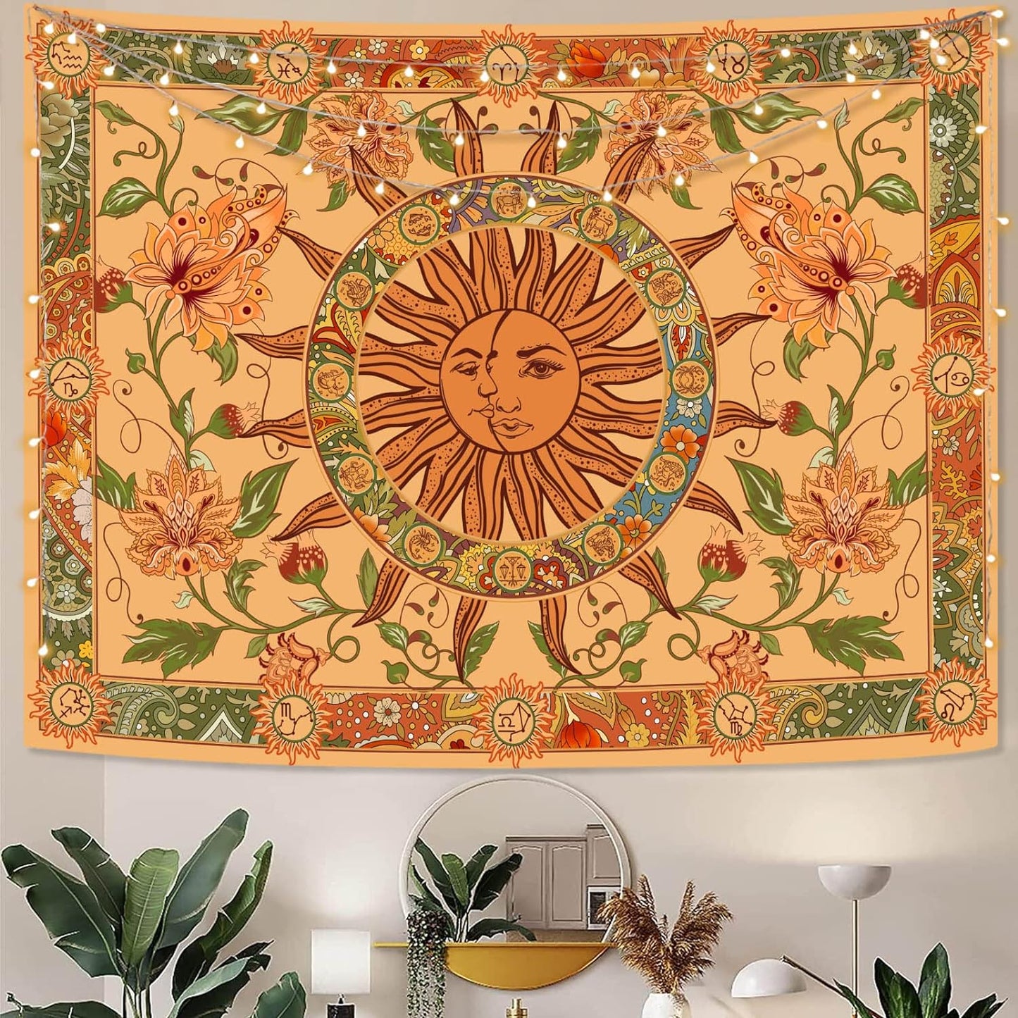 🔥Last Day 69% OFF - American Style Sun God Fortune Tapestry Boho Home Decor Blanket