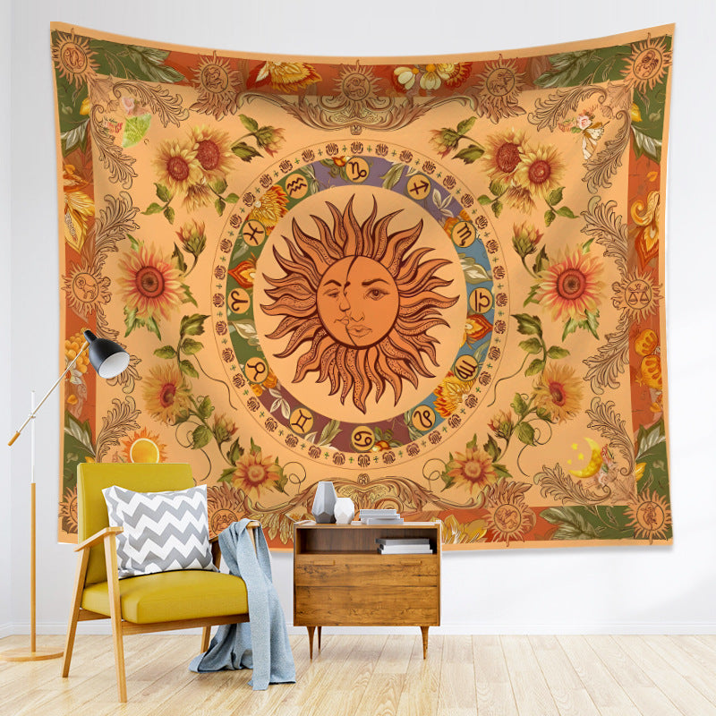 🔥Last Day 69% OFF - American Style Sun God Fortune Tapestry Boho Home Decor Blanket