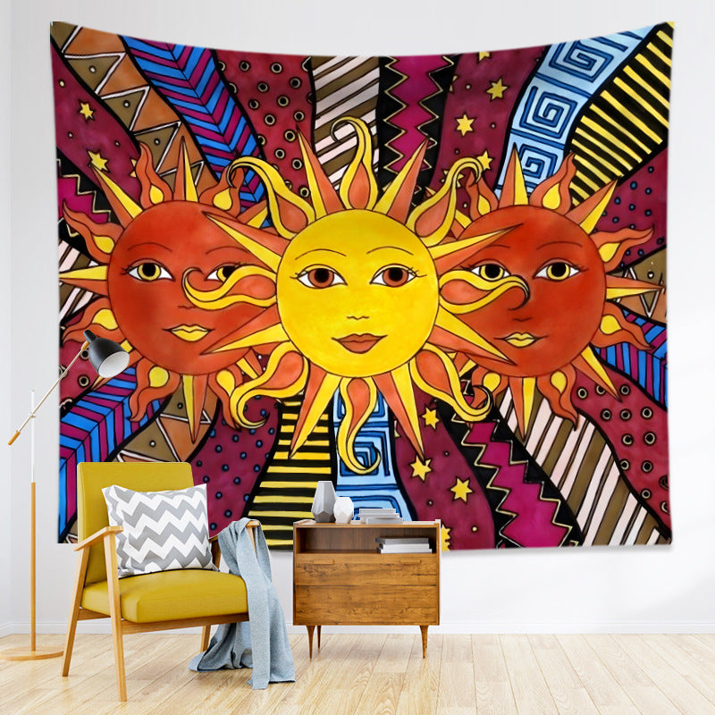 🔥Last Day 69% OFF - American Style Sun God Fortune Tapestry Boho Home Decor Blanket