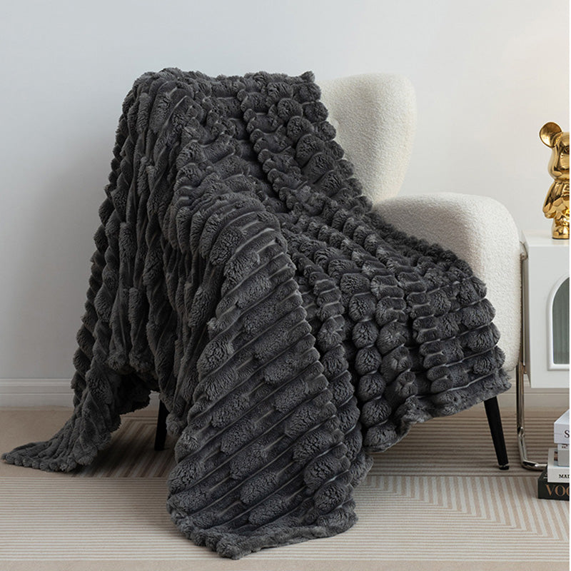 🔥Last Day 69% OFF - 2024 Fall/Winter Warm Plush Faux Fur Flannel Throw Blanket