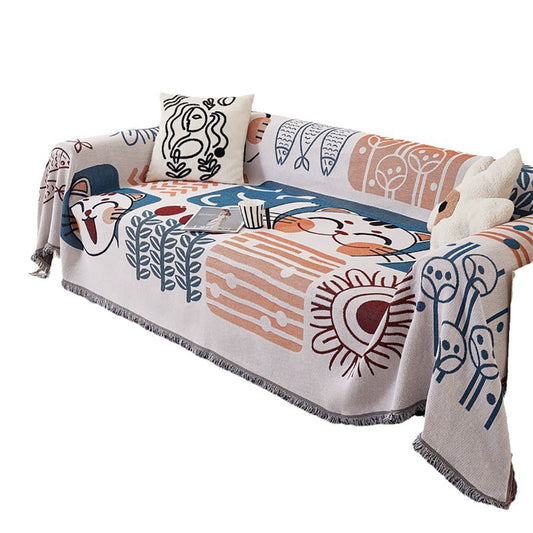 All-season Boho Home Decor Couch Sofa Cover Bed Blanket