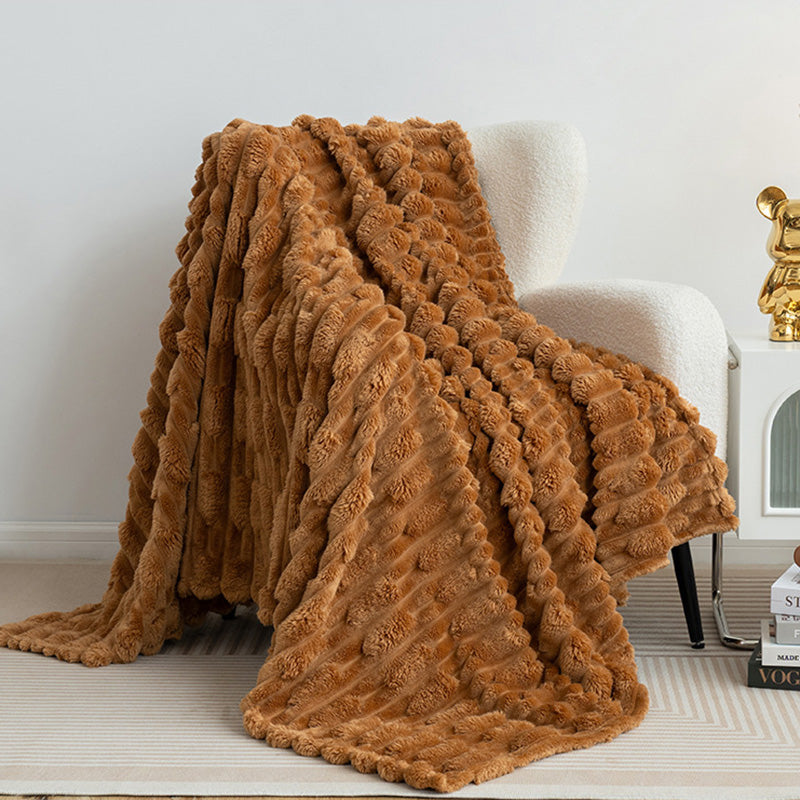 🔥Last Day 69% OFF - 2024 Fall/Winter Warm Plush Faux Fur Flannel Throw Blanket