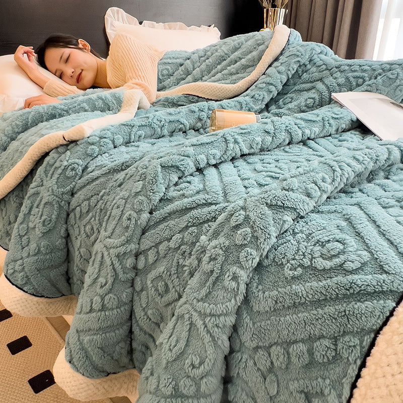 🔥Last Day 69% OFF - 2024 Fall/Winter A-Class Warm Baby Fleece Versatile Throw Blanket