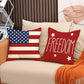 4-piece American Flag Stars Stripes God Bless America Throw Pillow Case